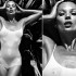 Kate Moss posa com maiô transparante para a Revista Vogue