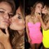 Ex BBBs Natália e Fani se beijam em show