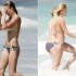 Kate Bosworth faz topless em praia no México