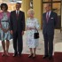 Em cerimônia oficial, William e Kate recebem Obama e Michelle no Palácio de Buckingham