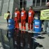 Ambientalistas protestam em frente à sede da Chevron contra vazamento de petróleo
