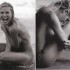 Heidi Klum é fotografada nua em praia