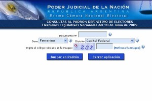 Tribunal Eleitoral da Argentina