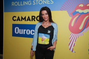 Cleo Pires no Show dos Rolling Stones
