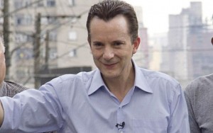 Russomanno critica Haddad na primeira saída de rua da campanha