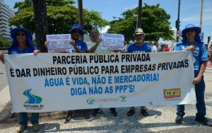 Servidores fazem manifestação contra pacote de medidas do governo do Rio