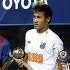 Neymar recebe prêmio de gol mais bonito e Messi é o melhor do mundo pela 3ª vez consecutiva