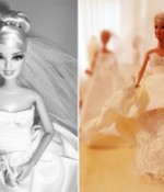 Estilista carioca presenteia noivas com Barbie vestida de noiva